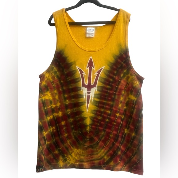 Hand dyed Arizona State University tank - Picture 1 of 2